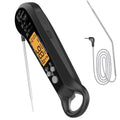 Long Cable Professional Meat Thermometer Digital Waterproof Kitchen Cooking Tool Food Thermometer with 2 Probes Instant Read