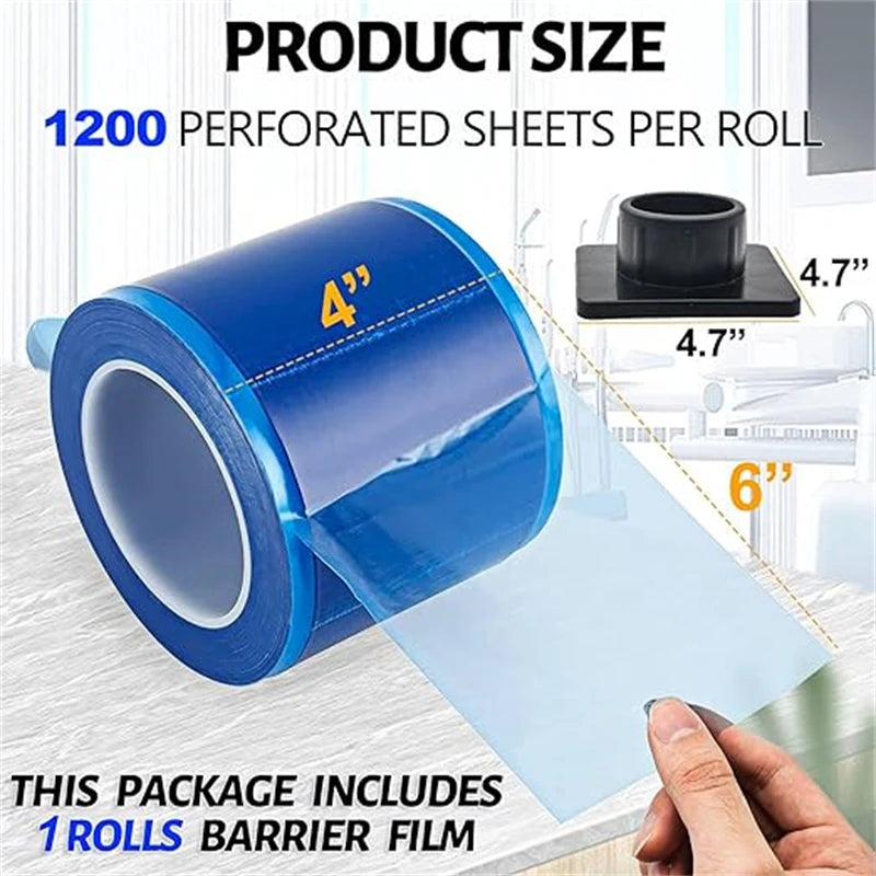 1200pcs Anti-fouling Tattoo Barrier Film Disposable Protect Plastic Adhesive Band Barrier Sticker Tattoo Accessories Supplies