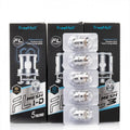 FreeMax FL1-D, FL2 and FL3 five-pack boxes with sealed coil blister packaging