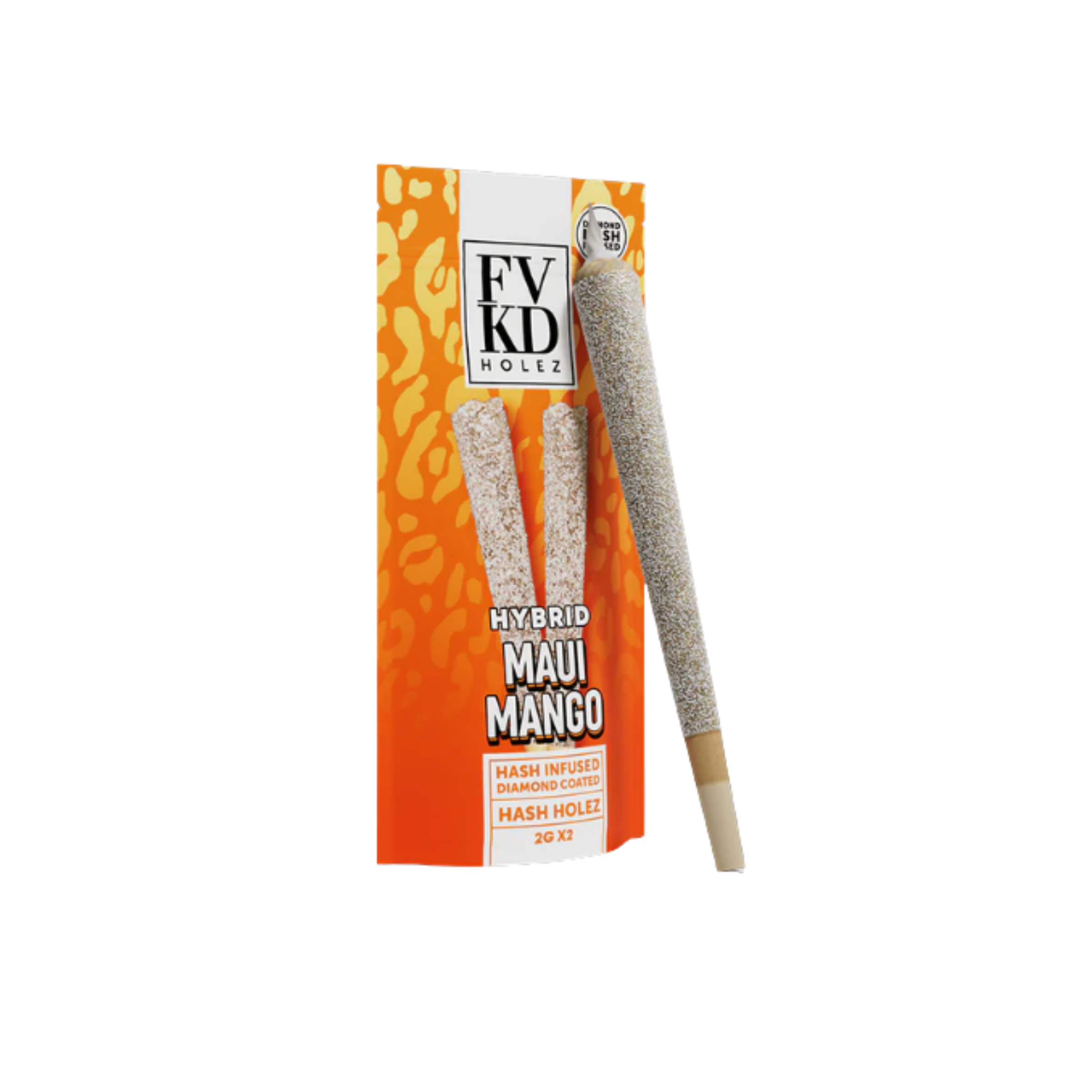 FVKD Diamond Hash Holez Premium Indoor Prerolls 2ct X 2g