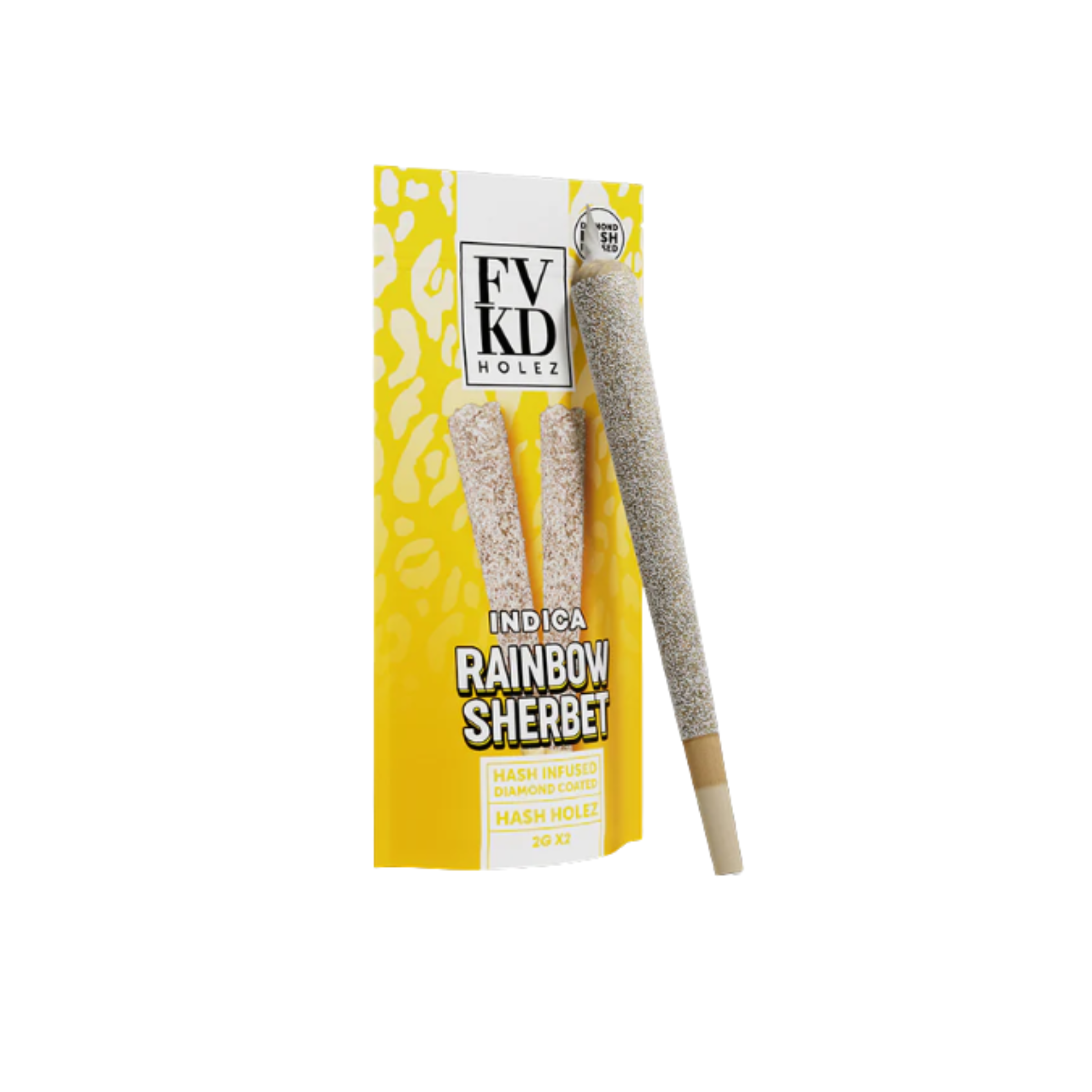 FVKD Diamond Hash Holez Premium Indoor Prerolls 2ct X 2g