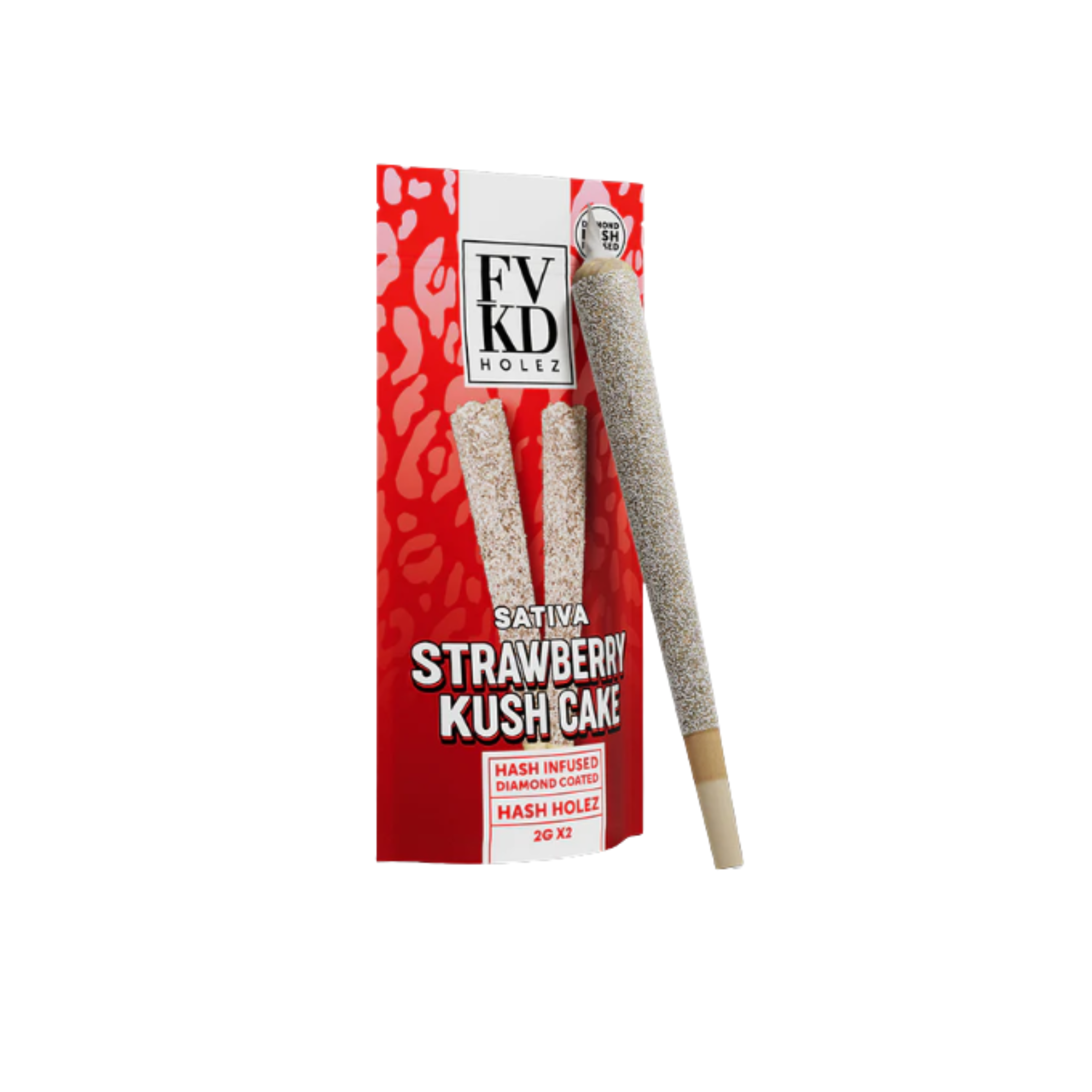 FVKD Diamond Hash Holez Premium Indoor Prerolls 2ct X 2g