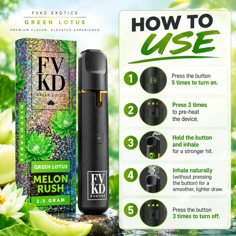 FVKD Green Lotus Disposables
