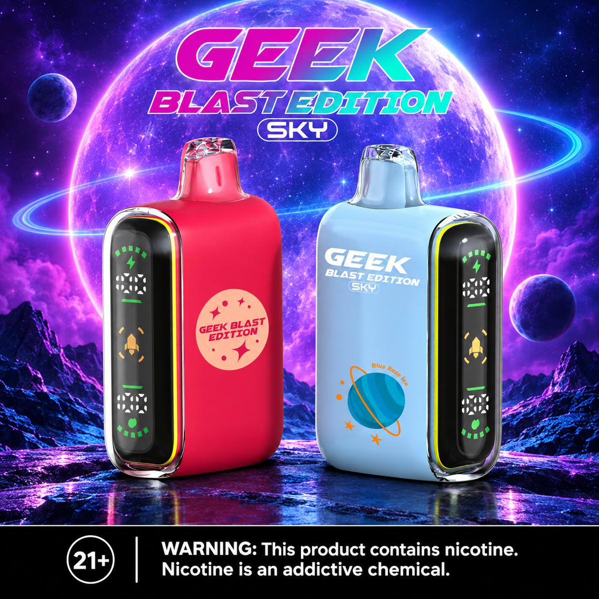 Geek Blast Edition Sky 25K Disposable Vape