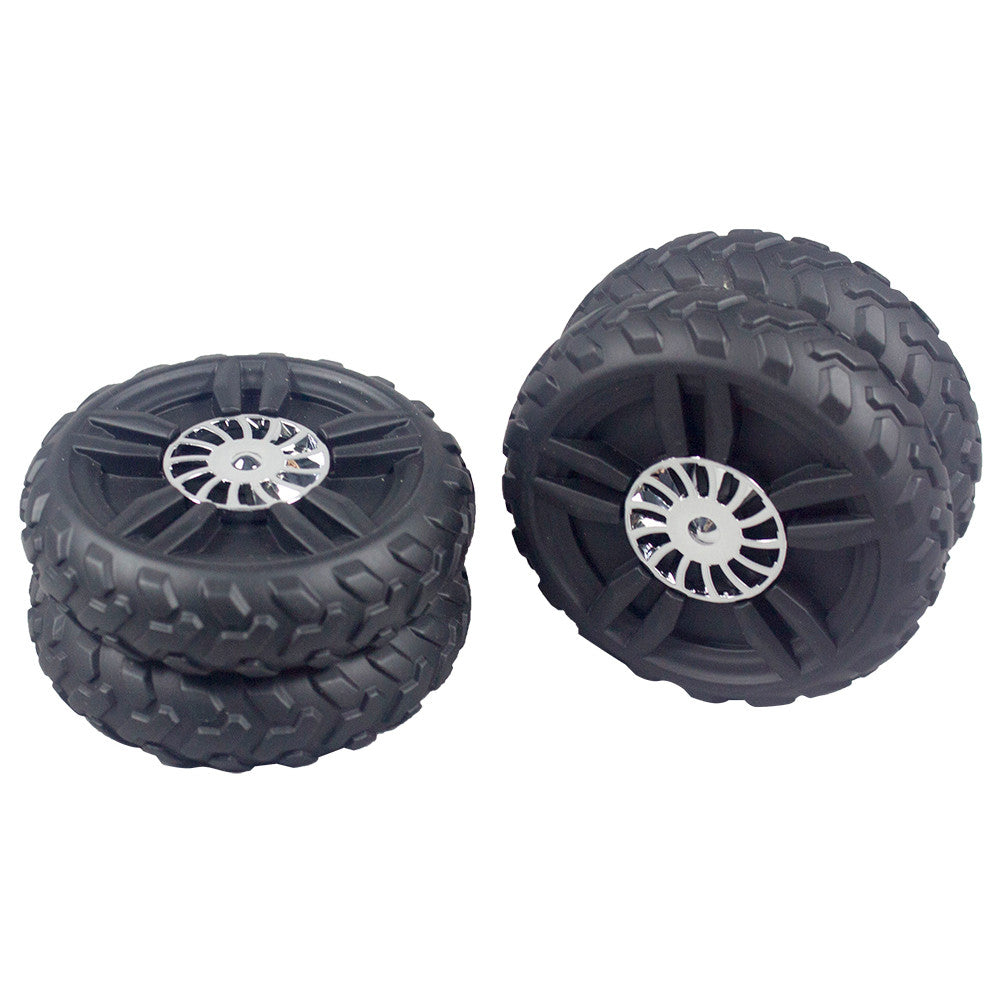 GR324 black tire-shaped grinder shown from two exterior angles; sold individually