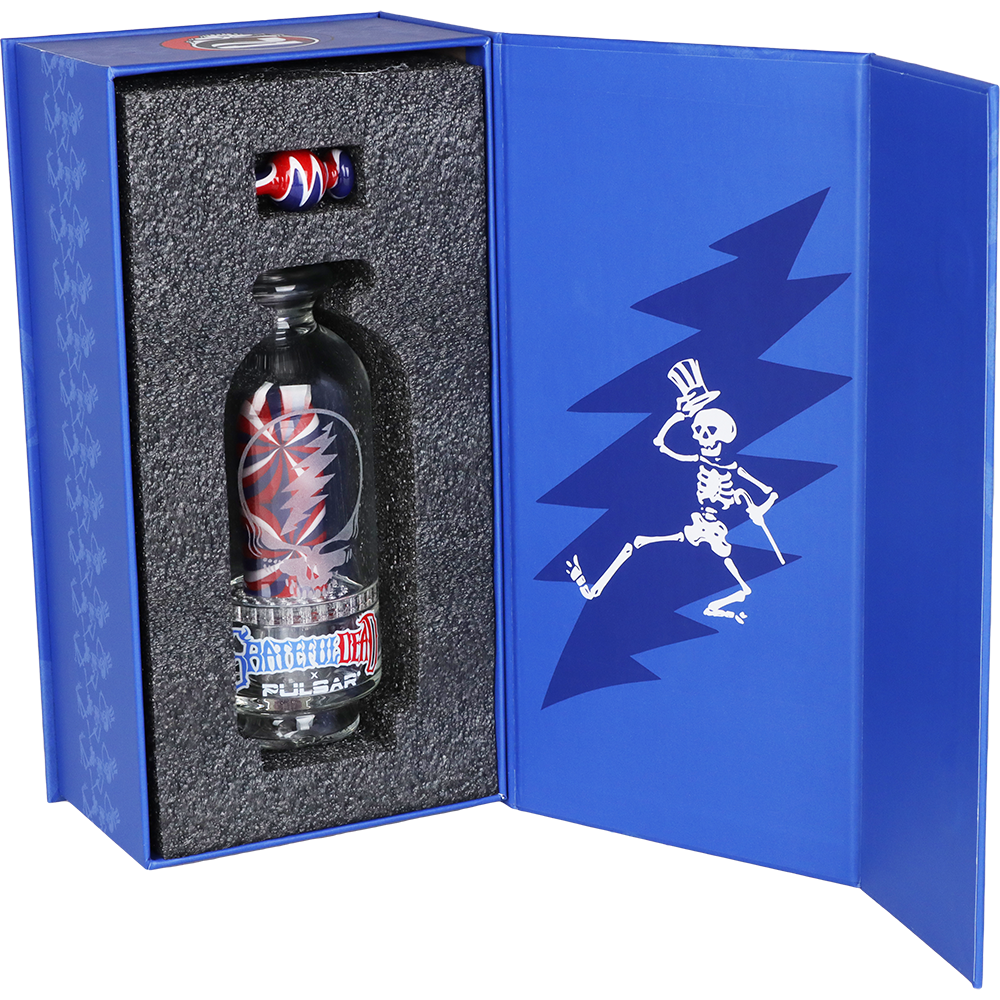 Pulsar Grateful Dead Sandblasted Stealie Puffco Peak Glass Attachment