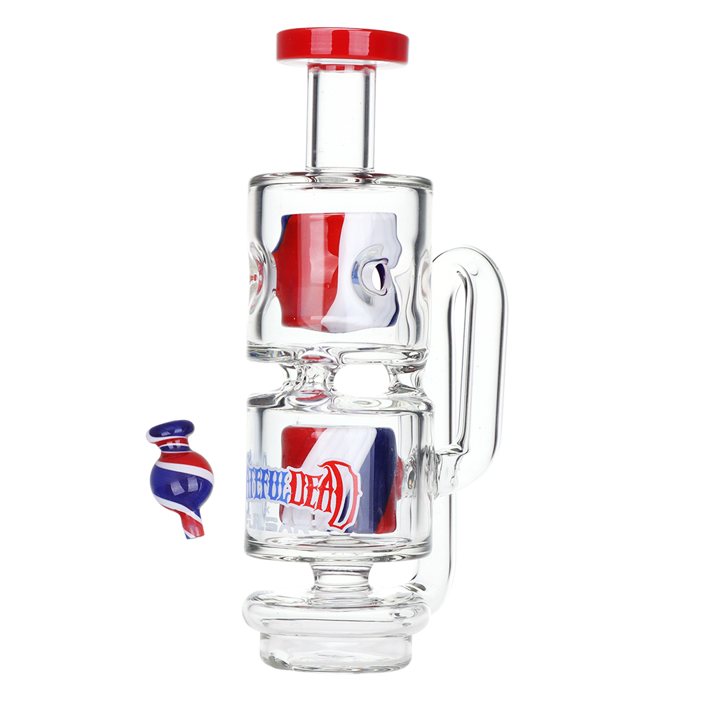 Pulsar Grateful Dead Stealied Out Puffco Peak Glass Recycler