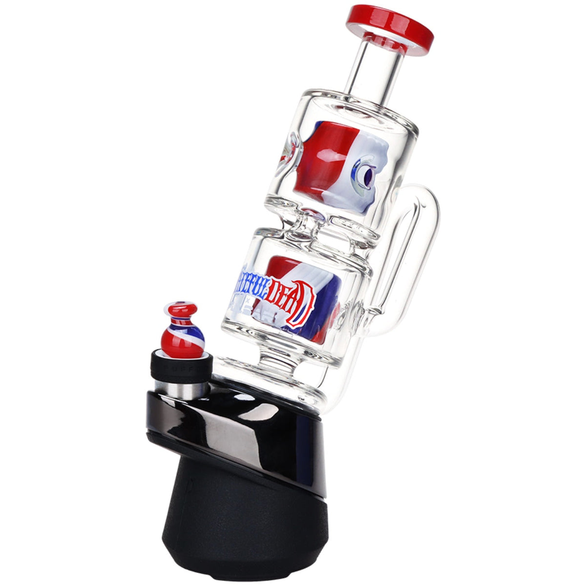 Pulsar Grateful Dead Stealied Out Puffco Peak Glass Recycler