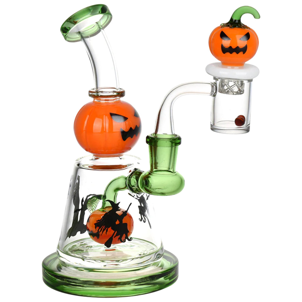CaliConnected 6.75” Halloween Ball Dab Rig Set