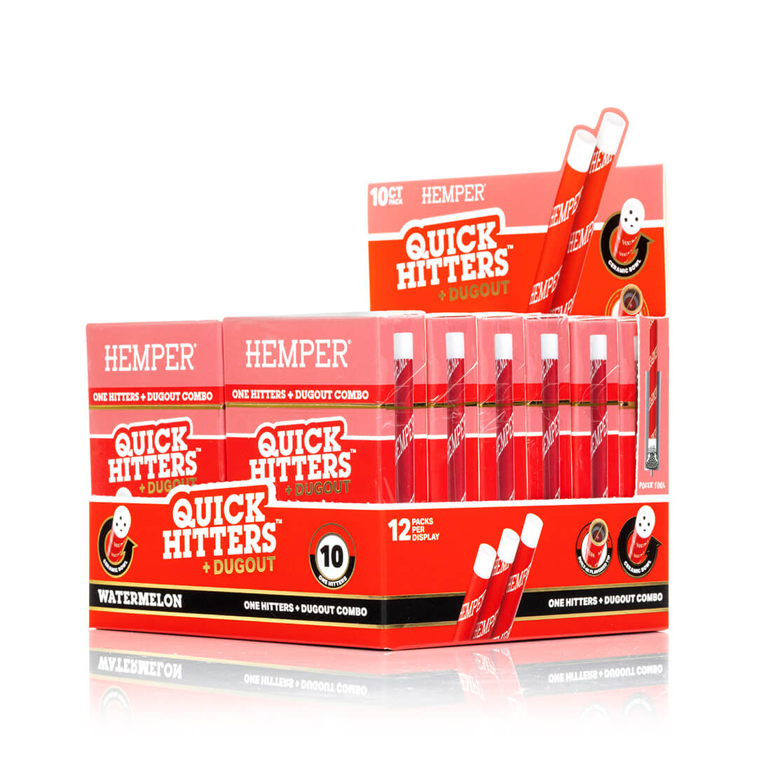 Hemper Quick Hitters Dugout 10-Packs | Watermelon - 12ct Display