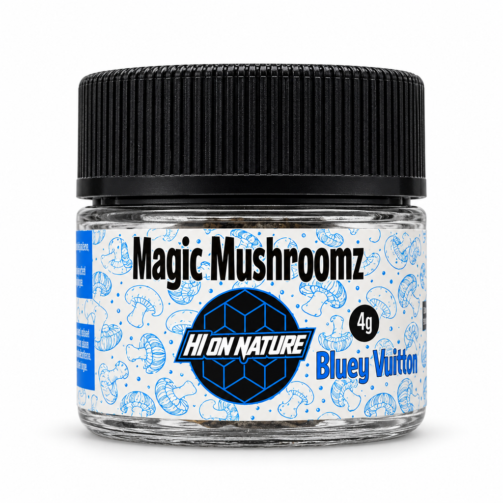 Hi On Nature Magic Mushroomz Bluey Vuitton 4g jar