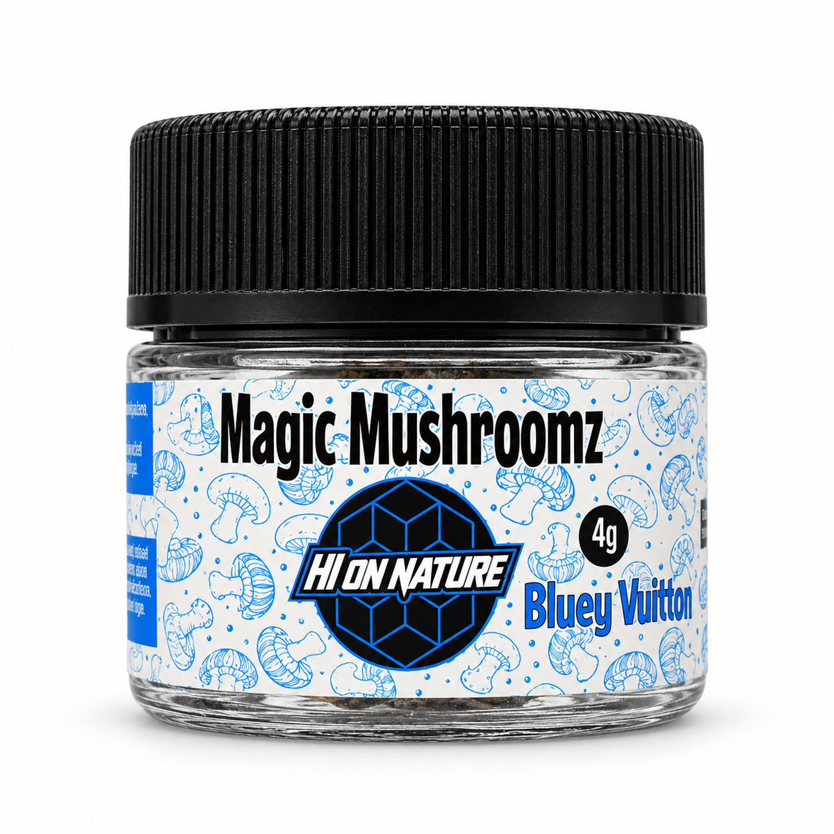 Hi On Nature Magic Mushroomz Bluey Vuitton 4g jar
