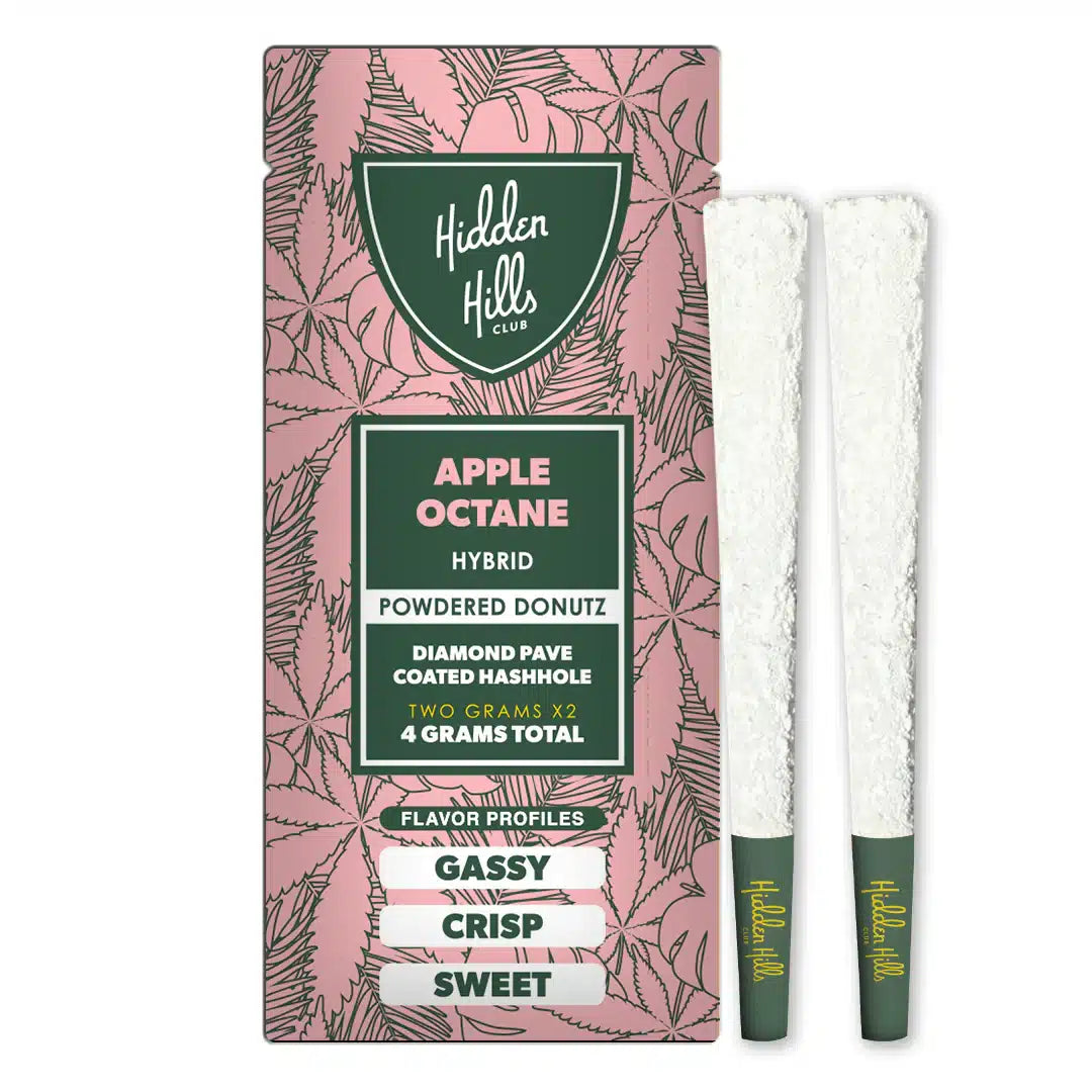 Hidden Hills 2G Powdered Donut Hash Hole Preroll (2ct)