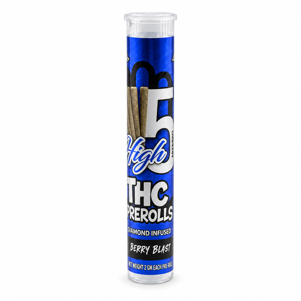 High 5 Diamond-Infused THC Pre-Rolls – 2g