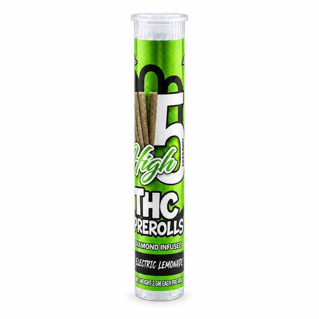 High 5 Diamond-Infused THC Pre-Rolls – 2g