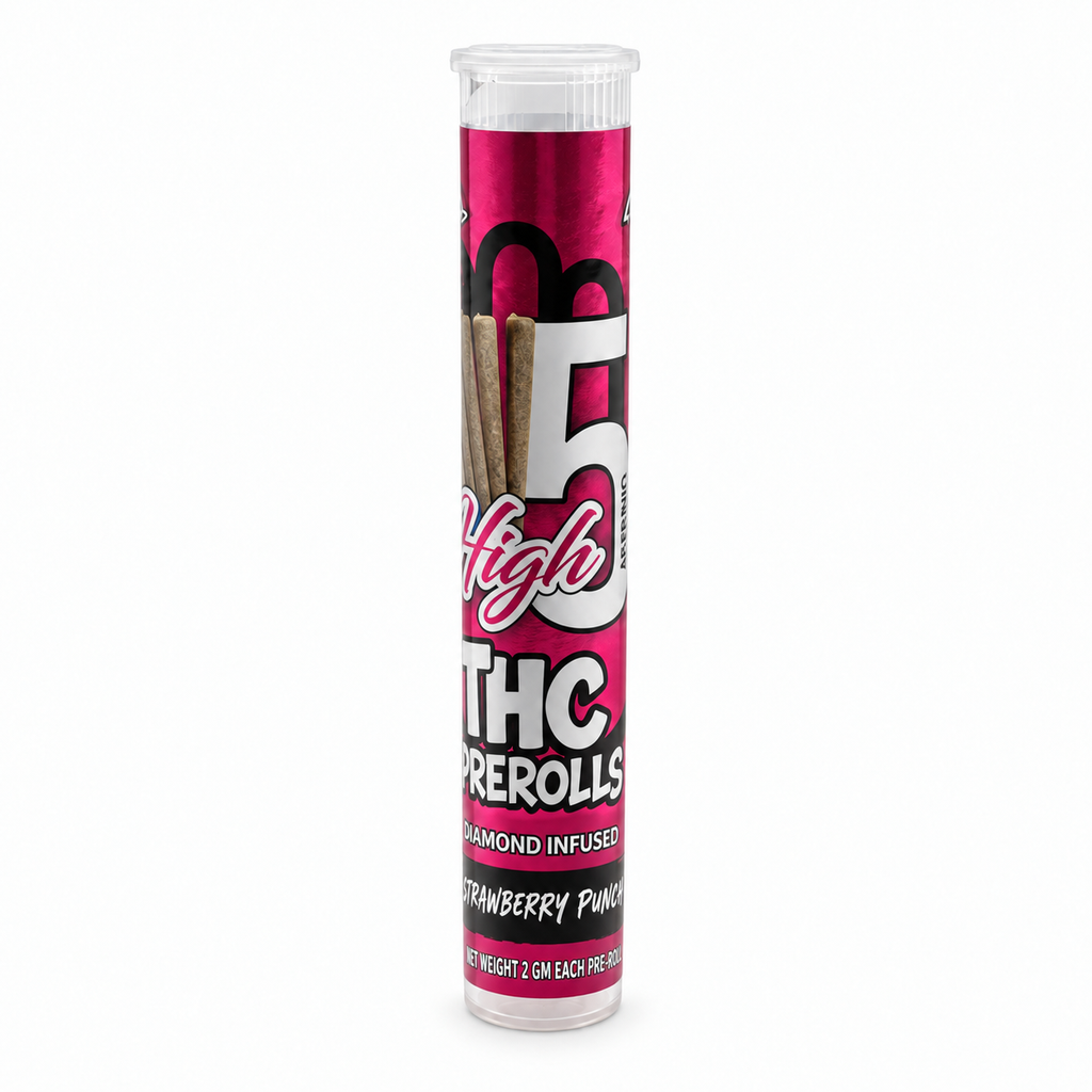 High 5 Diamond-Infused THC Pre-Rolls – 2g