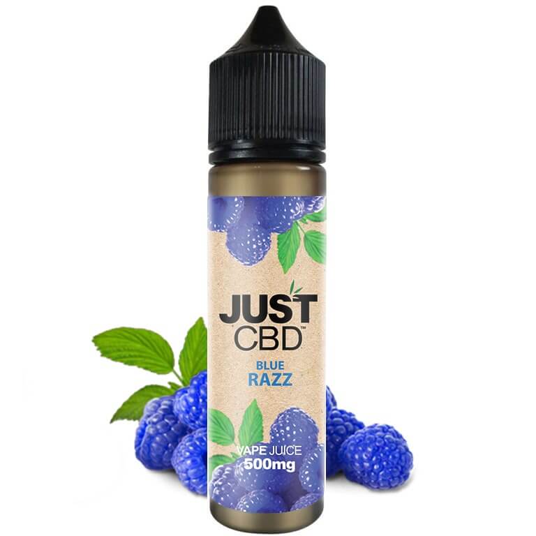 JustCBD Blue Razz 1500 mg bottle