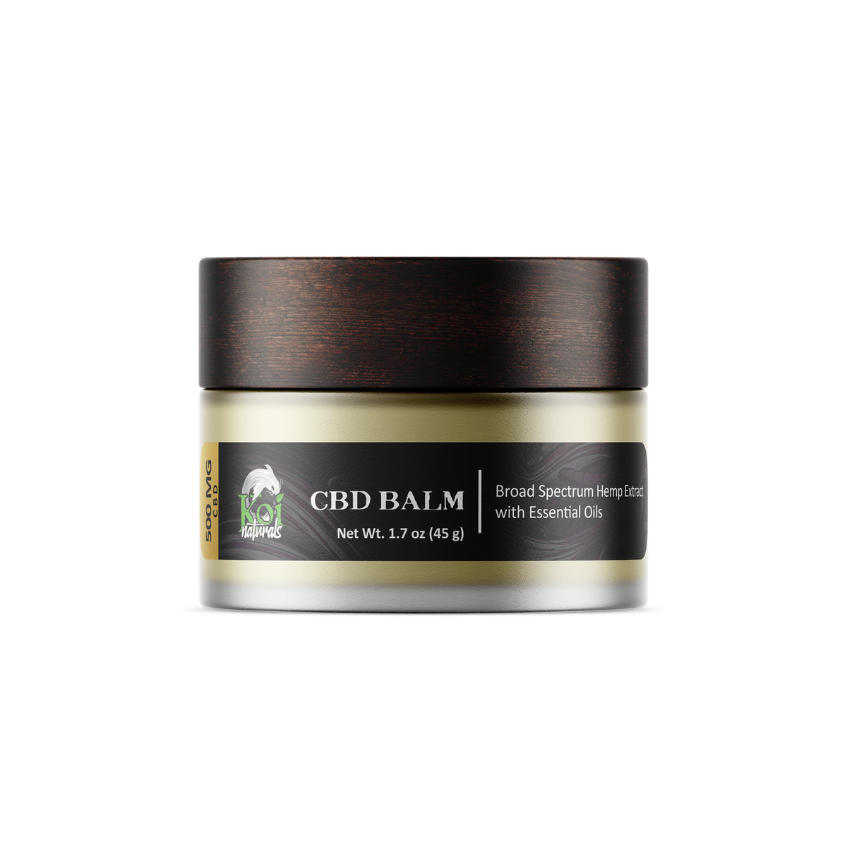 Koi Naturals Broad Spectrum CBD Balm – 500 mg – 1.7 oz jar