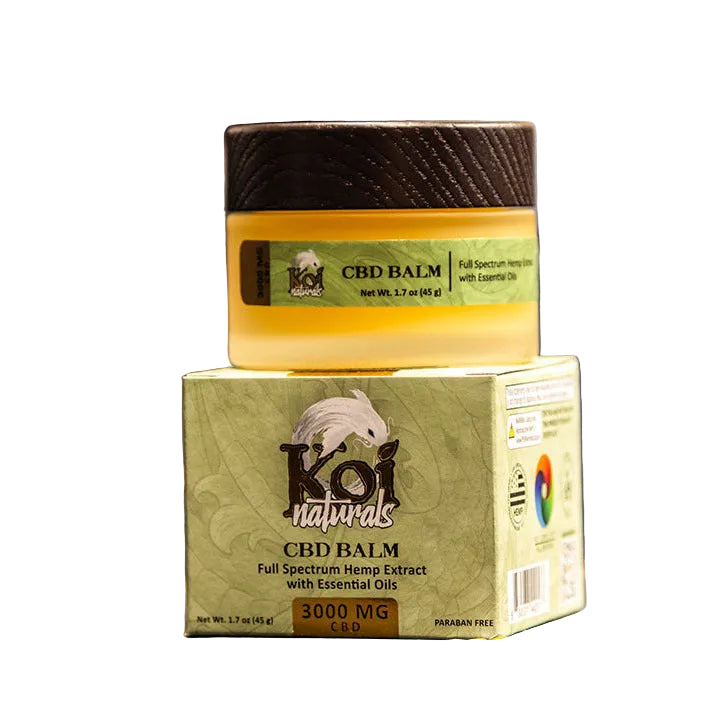Koi Full Spectrum CBD Balm lifestyle photo
