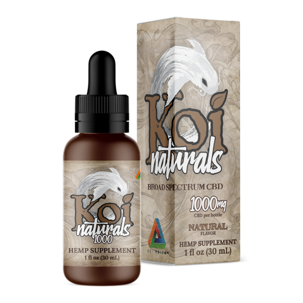 Koi Naturals Broad Spectrum CBD Oil – Natural 1000 mg