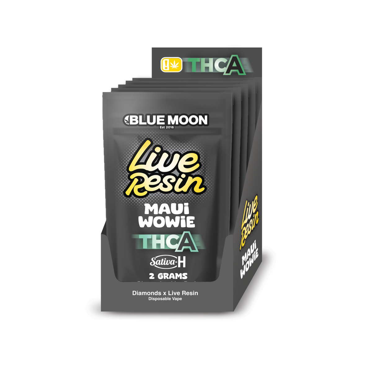 2G Live Resin Disposable Vape Maui Wowie – 5 Pack