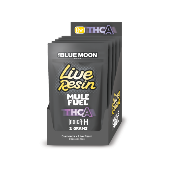 2G Live Resin Disposable Vape Mule Fuel – 5 Pack
