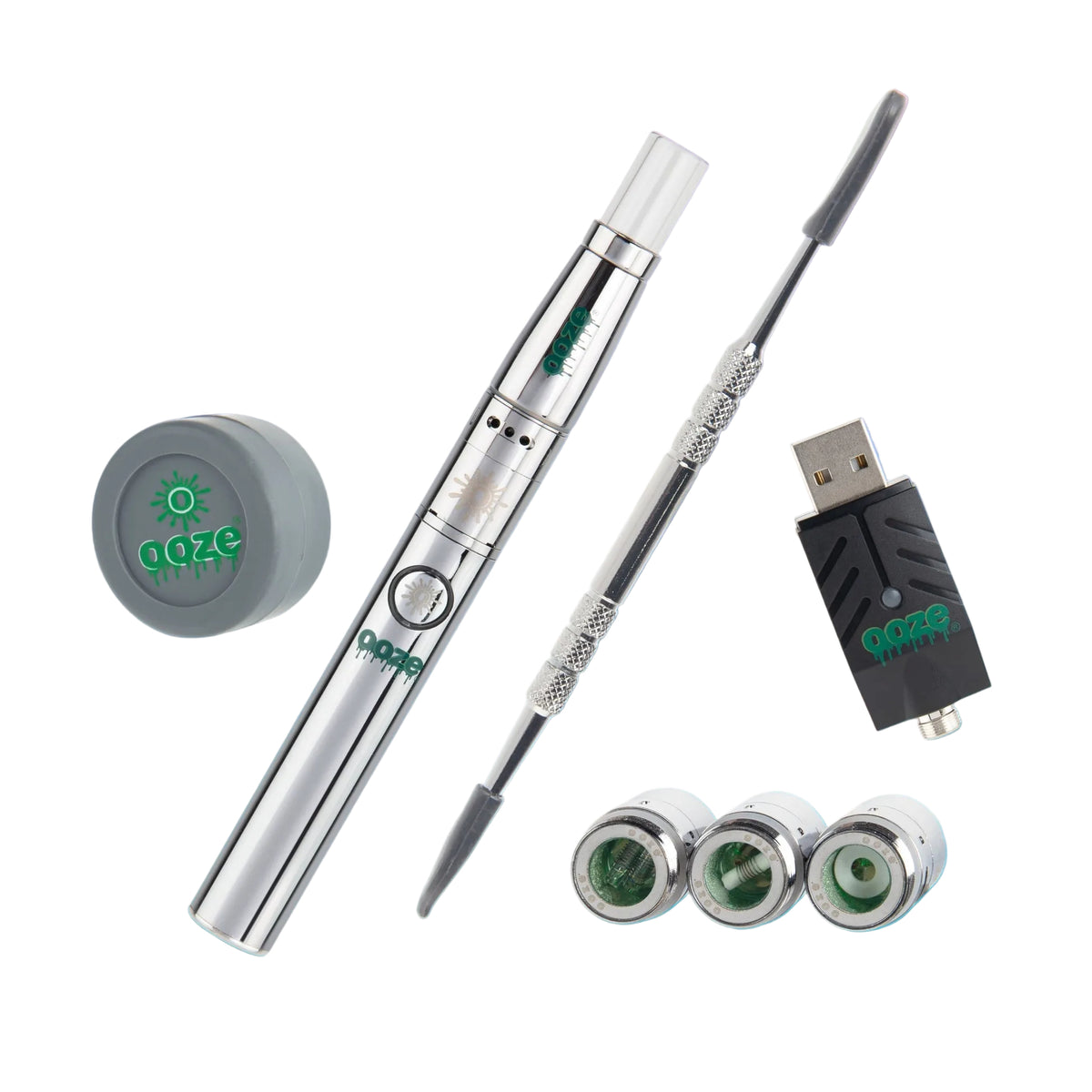 Ooze Fusion Vaporizer Kit Cosmic Chrome - official product view