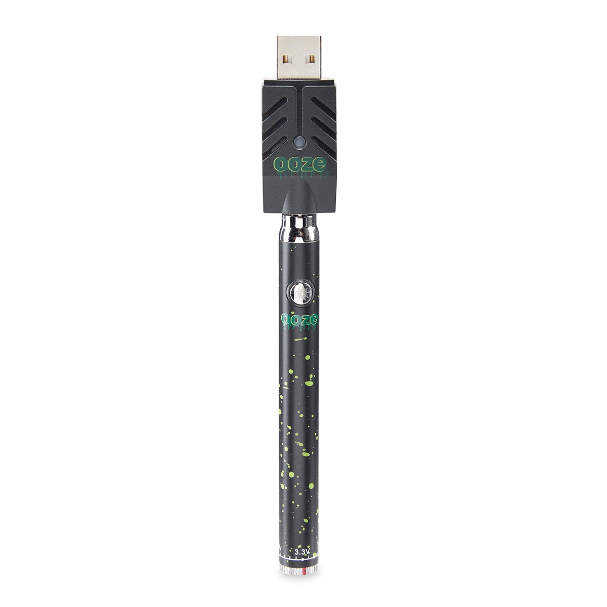 Ooze Twist Slim Pen 1.0 320mAh 510 Battery – Green Splatter