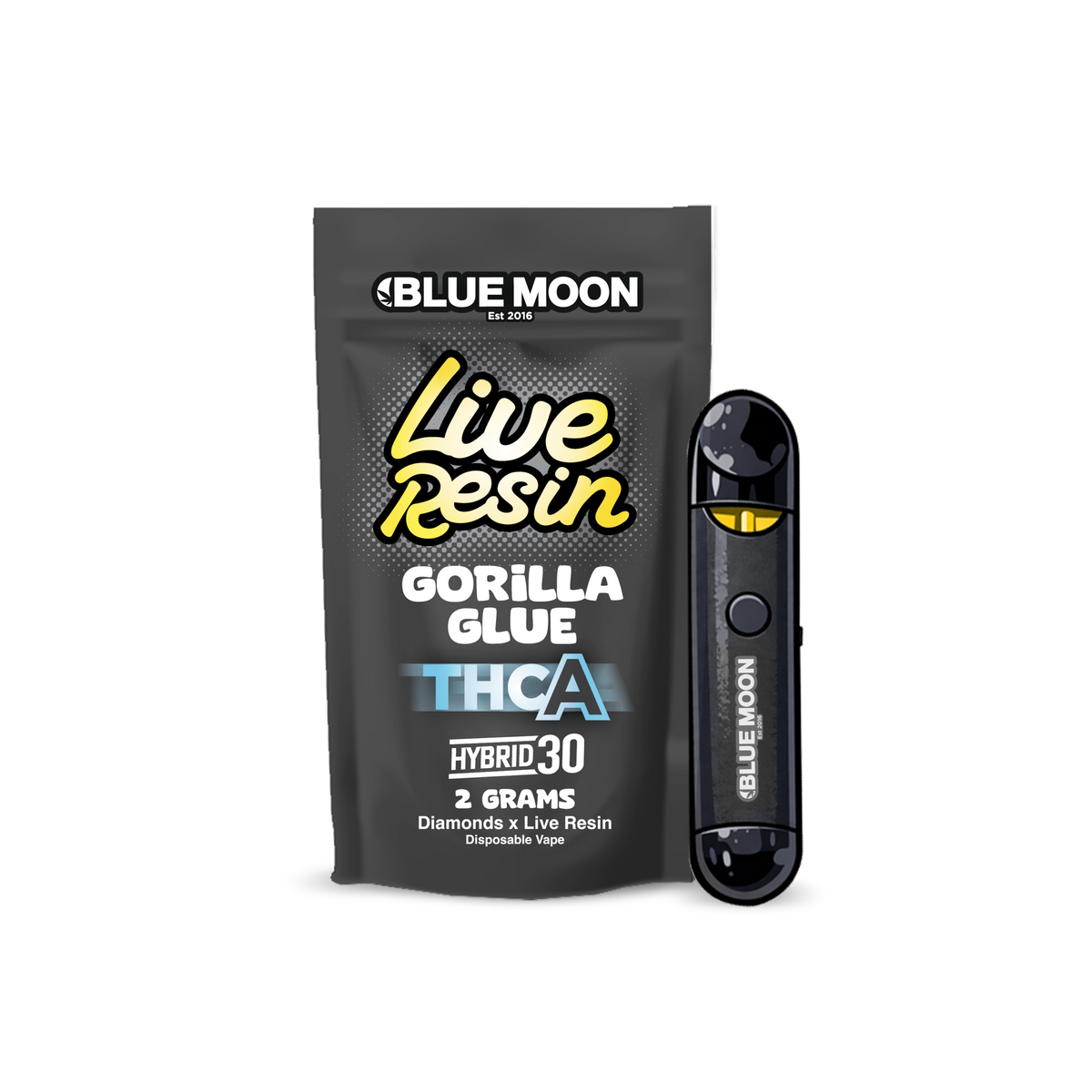 2G Live Resin Disposable Vape Gorilla Glue – 5 Pack