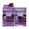 Hemper Pre-Rolled 4PK Paper Tip Hemp Cones | Mini Size - 12ct Display