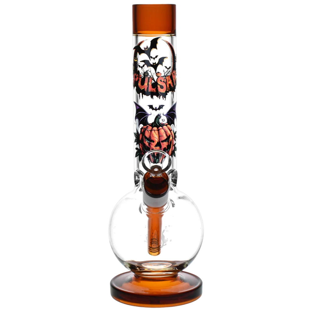 Pulsar 12” Halloween Scene Bubble Base Bong