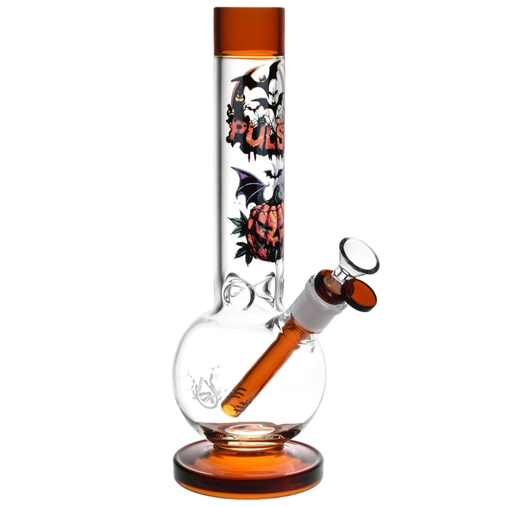 Pulsar 12” Halloween Scene Bubble Base Bong