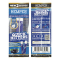 Hemper Quick Hitters | 2PK Disposable Blueberry One-Hitter | 20ct Display