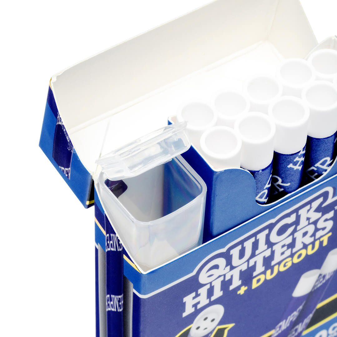 Hemper Quick Hitters Dugout 10-Packs | Blueberry - 12ct Display