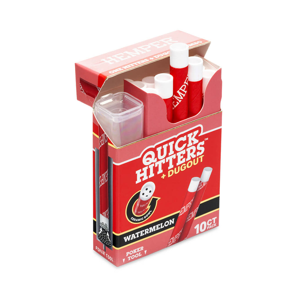 Hemper Quick Hitters Dugout 10-Packs | Watermelon - 12ct Display