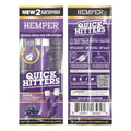 Hemper Quick Hitters | 2PK Disposable Grape One Hitter | 20ct Display