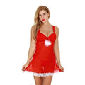 Red Christmas Bra & Lingerie Set
