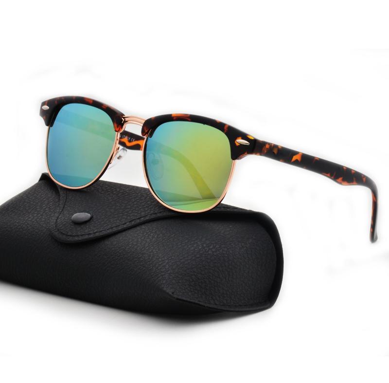 Semi-Rimless Fashion Sunglasses
