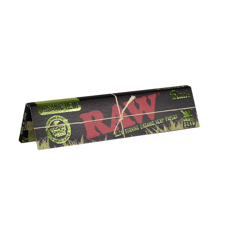 RAW Black Organic Hemp rolling papers