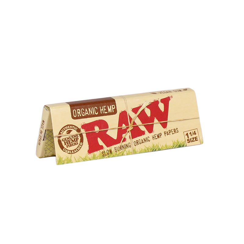 RAW Organic Hemp 1 1/4 rolling papers