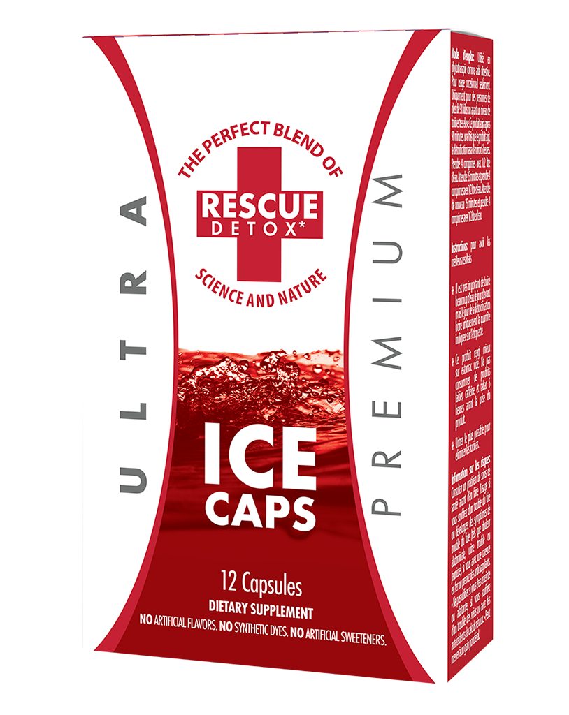Rescue Detox ICE Caps 12-capsule box