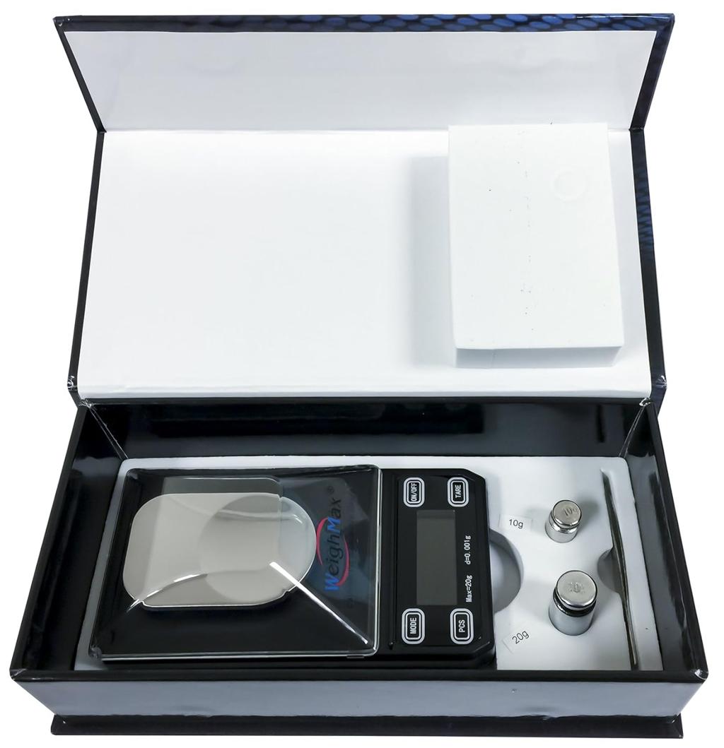 WeighMax W-CT20 Diamond Jewelry Digital Scale – 20g x 0.001g