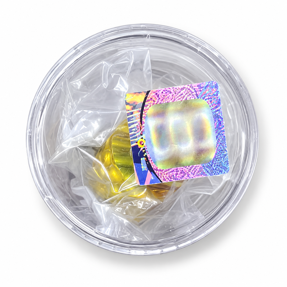 SMOK replacement parts set in clear container with yellow components on white background