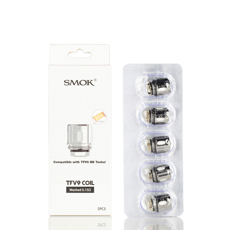 SMOK TFV9 Mesh Replacement Coils — 5-Pack
