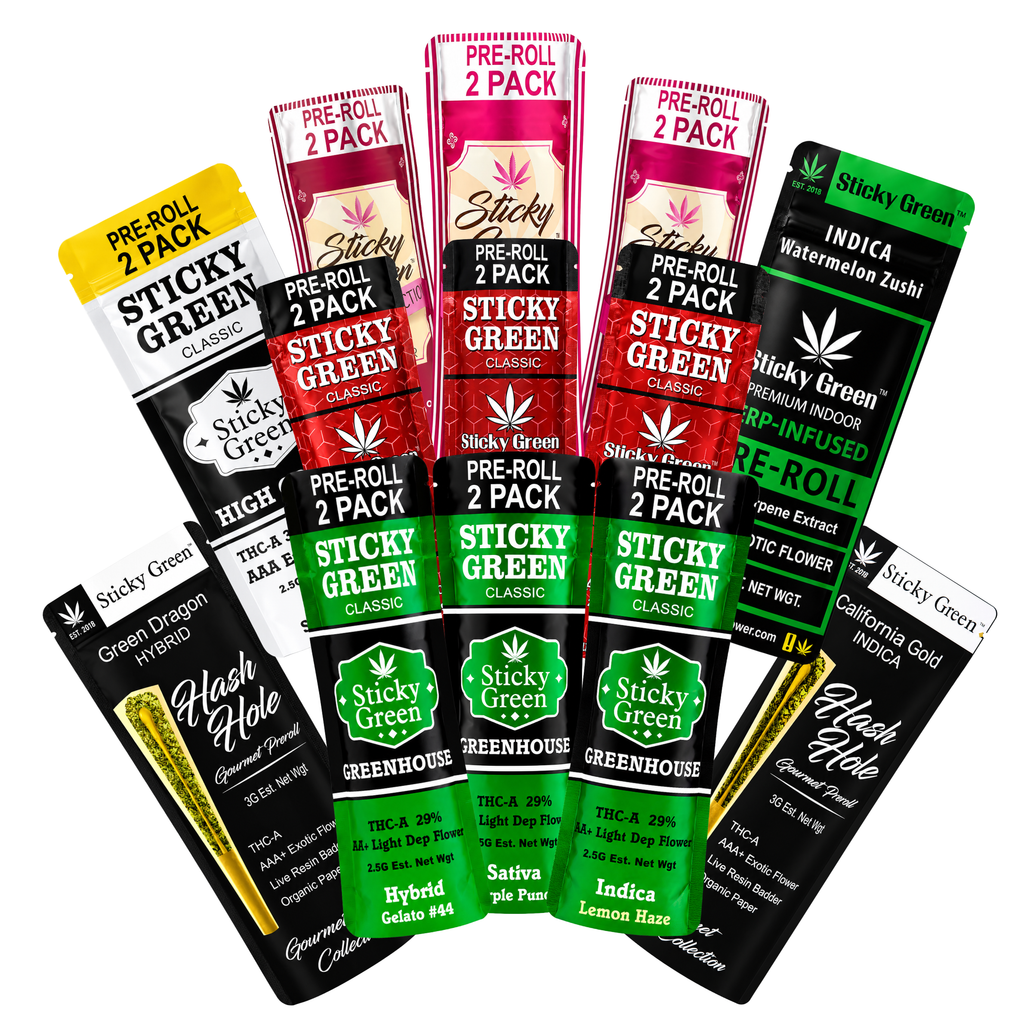 Sticky Green Pre-Rolls
