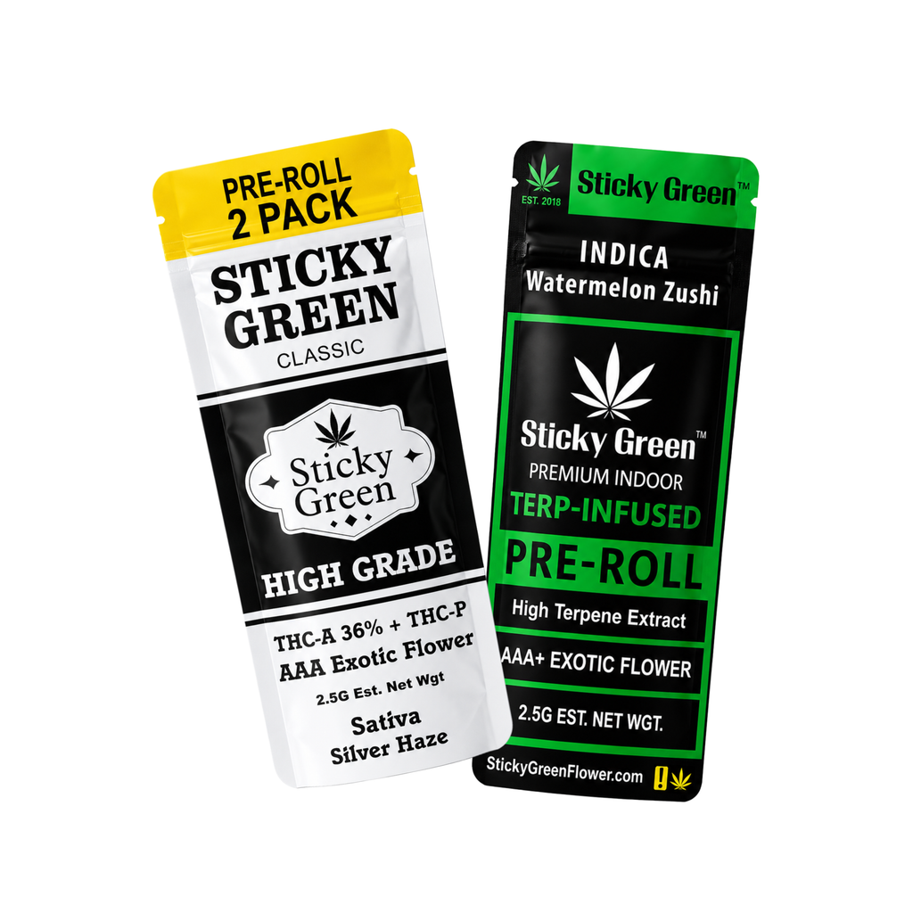 Sticky Green Pre-Rolls