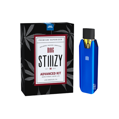 STIIIZY BIIIG Advanced Battery Kit Blue Edition with packaging