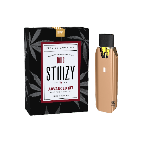 STIIIZY BIIIG Advanced Battery Kit Rose Gold Edition with packaging