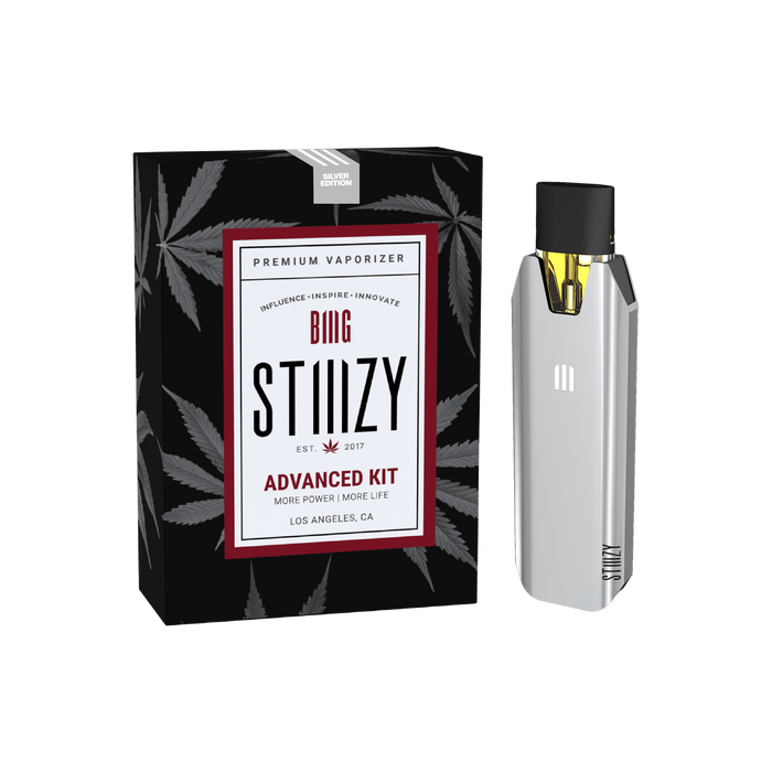 STIIIZY BIIIG Advanced Battery Kit Silver Edition with packaging