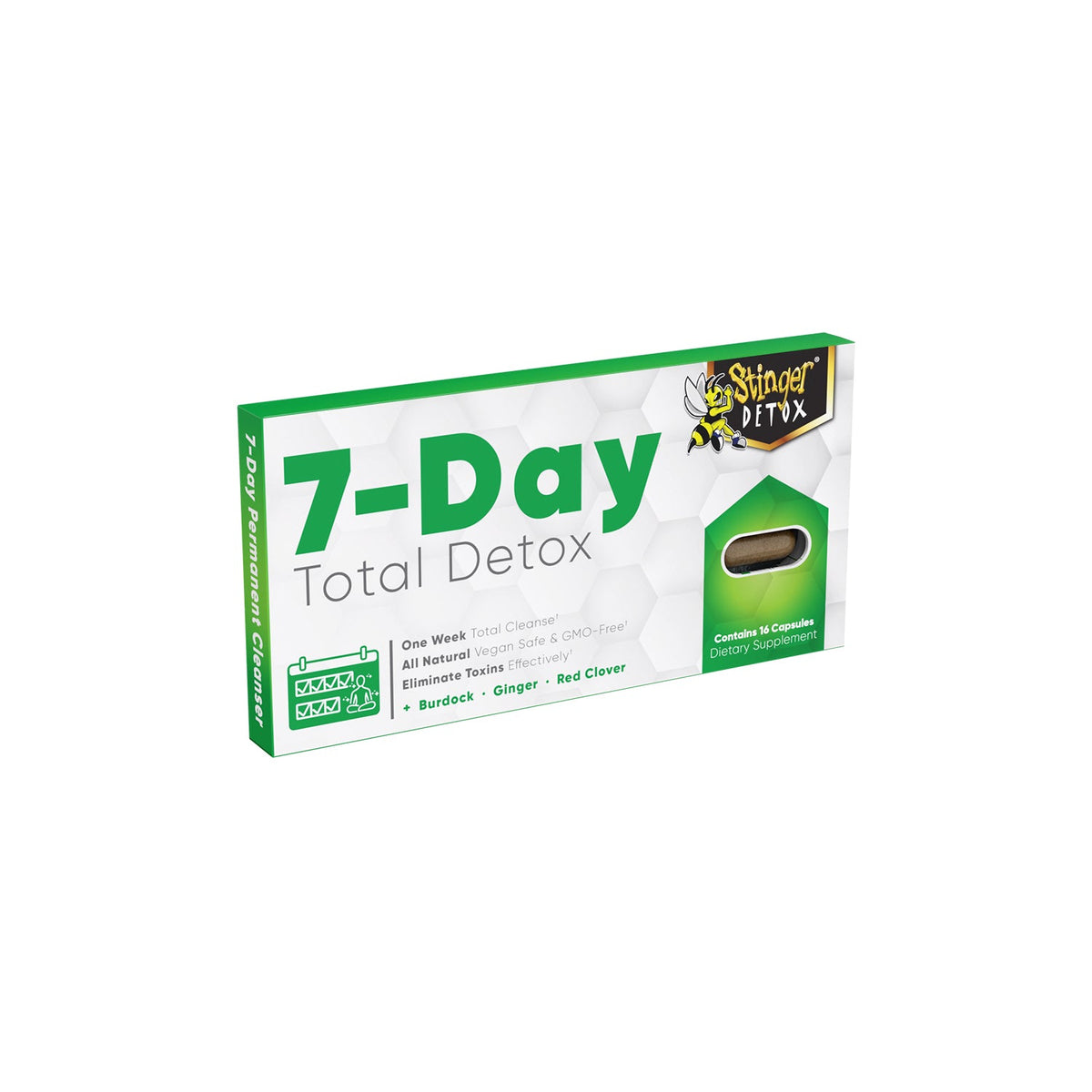 Stinger Detox 7 Day Total Detox Permacaps — 14 Capsules